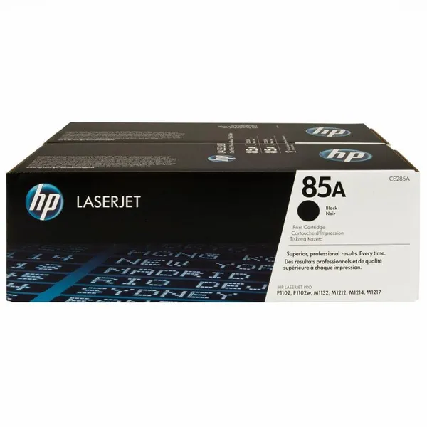 Toner HP 85A Negru Original Dual-Pack 2x1.6K CE285AD - imagine 2