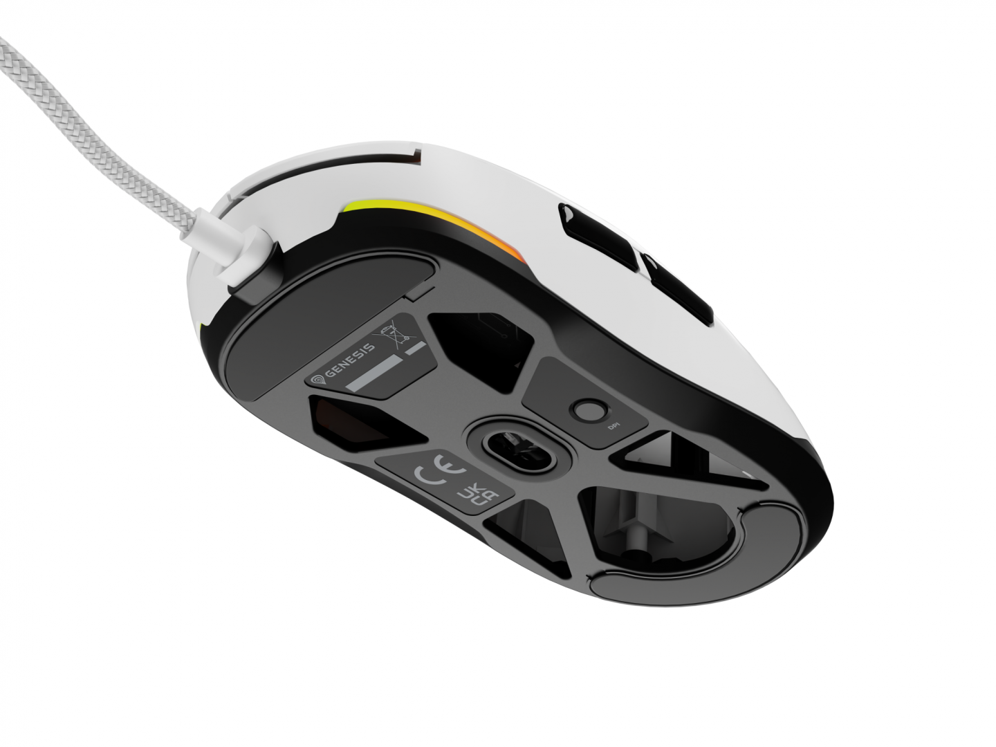 Mouse Gaming GENESIS Krypton 660 12000 DPI RGB Alb - imagine 10