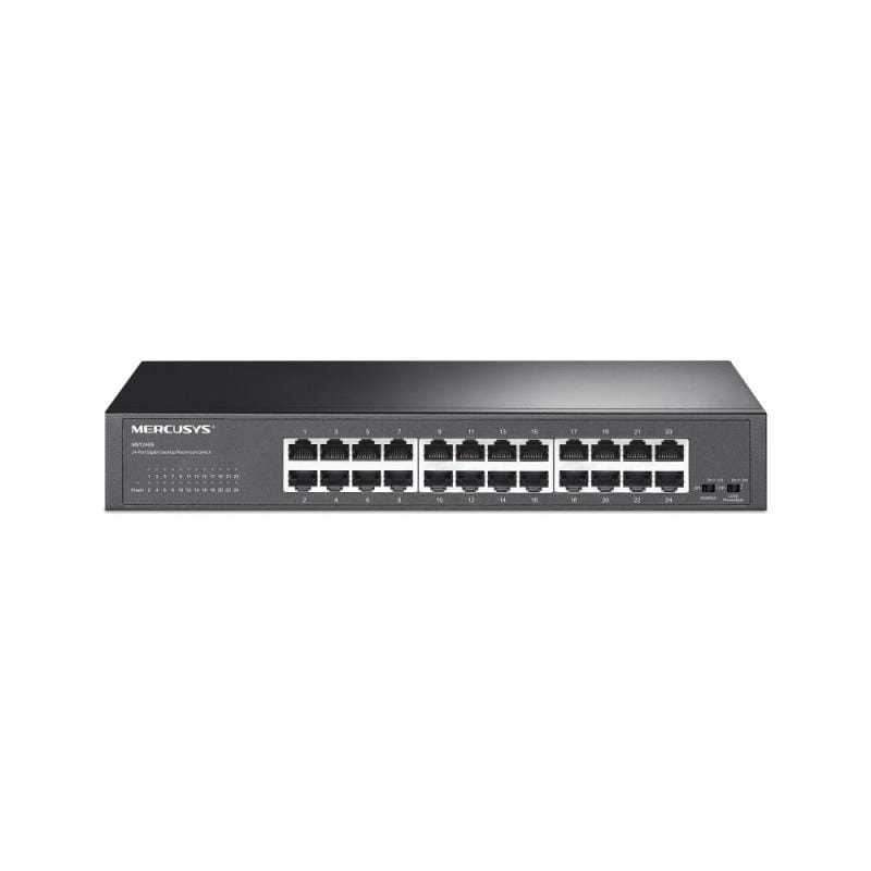 Switch MERCUYS MS124GS 24 Porturi Gigabit Desktop/Rackmount