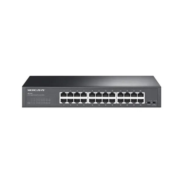 Switch MERCUYS MS124GS 24 Porturi Gigabit Desktop/Rackmount