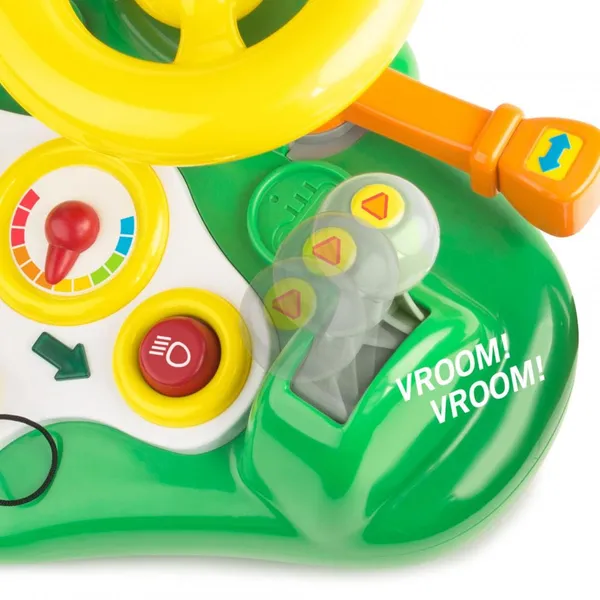 Volan Jucărie TOMY John Deere cu Lumină și Sunete T34906 - imagine 3
