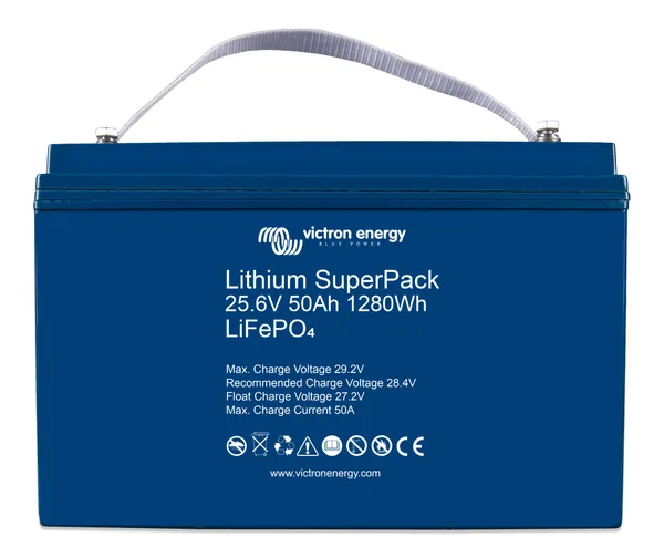 Baterie Litiu VICTRON ENERGY SuperPack 25,6V/50Ah M8
