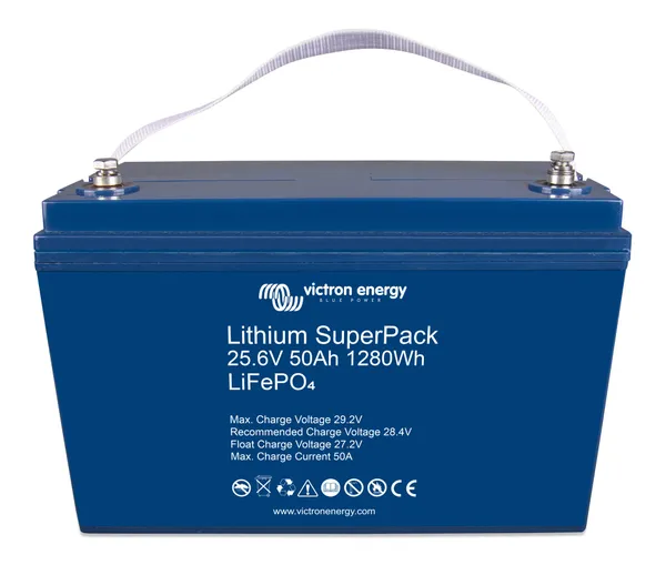 Baterie Litiu VICTRON ENERGY SuperPack 25,6V/50Ah M8 - imagine 2