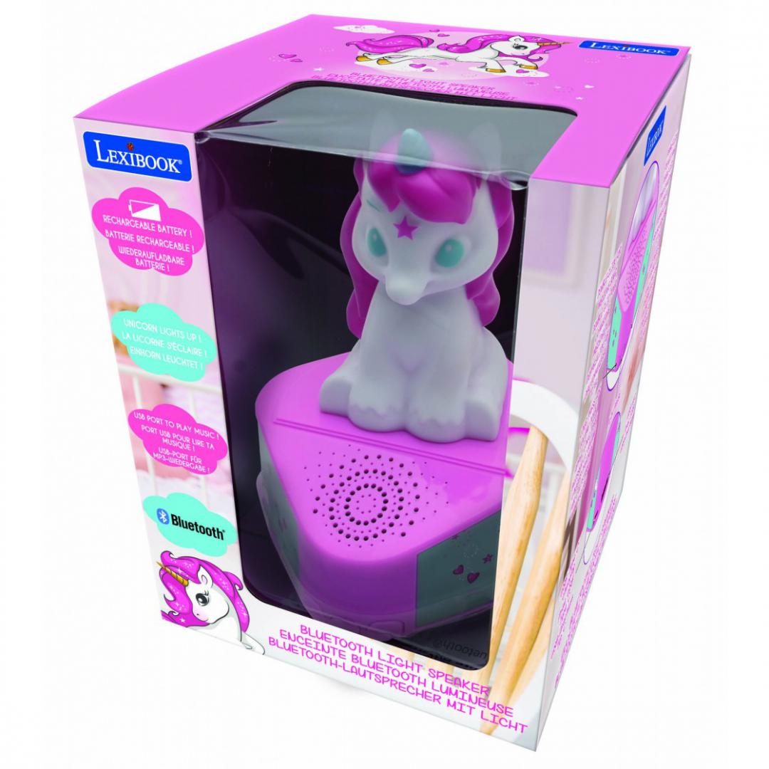 Boxă LEXIBOOK Unicorn Bluetooth cu Lumini BTD80UNI - imagine 3