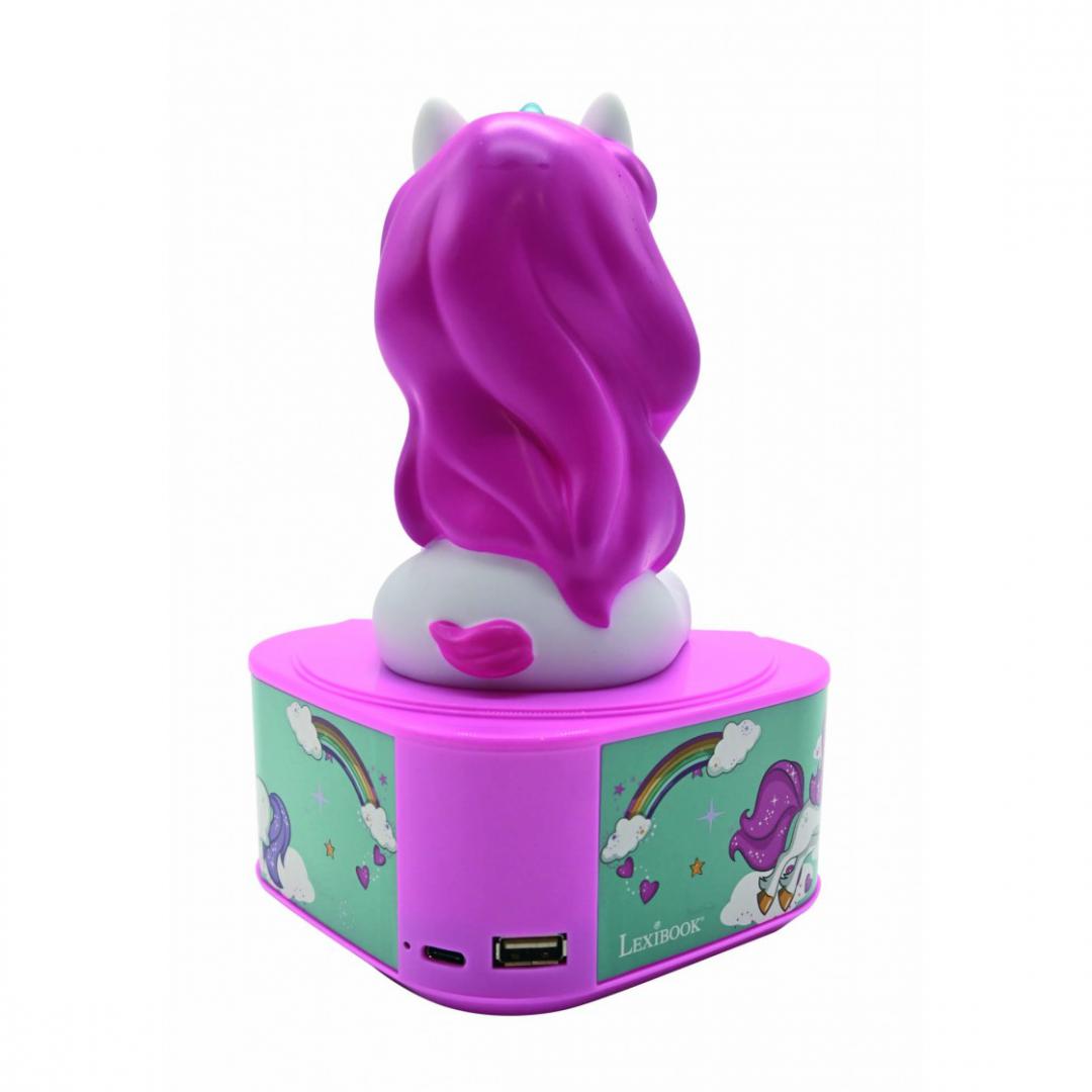 Boxă LEXIBOOK Unicorn Bluetooth cu Lumini BTD80UNI - imagine 4