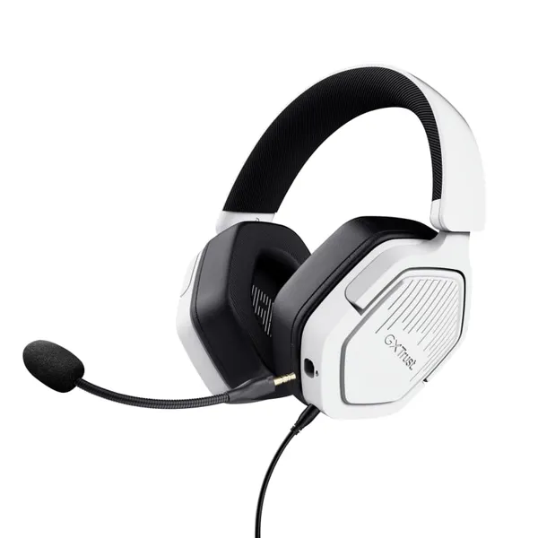 Căști Audio TRUST GXT492 Carus Alb cu Microfon TR-25448