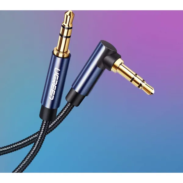 Cablu Audio UGREEN AV112 Jack 3.5mm 1m Albastru - imagine 2