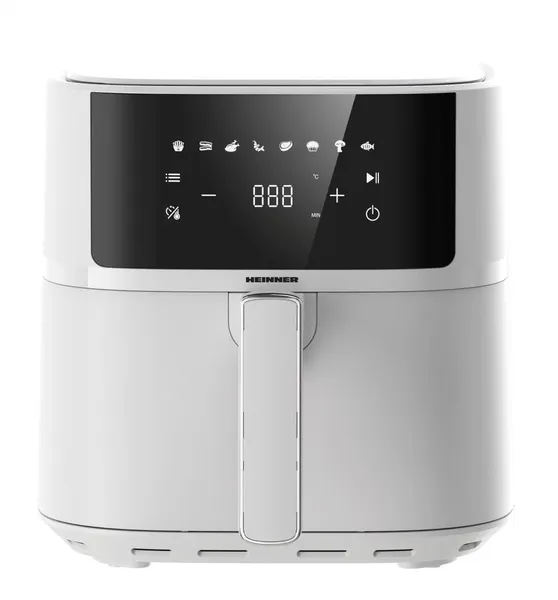 Friteuză cu aer cald HEINNER WhiteElinn HAF-B6WH17SQ 5.7L 1700W Alb - imagine 2