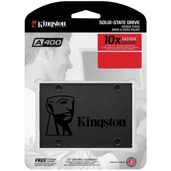 SSD KINGSTON SSDNow A400 480GB SATA III 2.5 inch - imagine 2