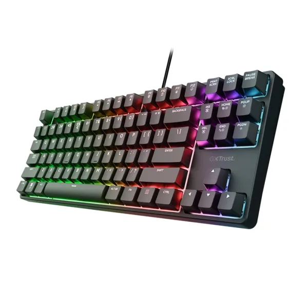 Tastatură Gaming TRUST GXT 864 Cada TKL Mecanică Neagră TR-25724 - imagine 6
