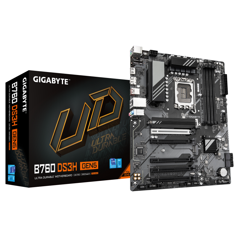 Placă de bază GIGABYTE B760 DS3H GEN5 LGA1700 DDR5
