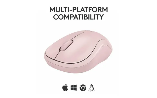 Mouse LOGITECH M240 Bluetooth Silent Roz 910-007121 - imagine 3