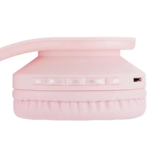 Casti POWERLOCUS P1 Wireless pentru Copii Roz - imagine 3