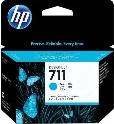 Cartuș Cerneală HP CZ134A Cyan Pachet Triplu 3x29 ml Nr.711