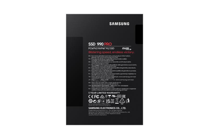 SSD SAMSUNG 990 PRO 2TB M.2 PCIe 4.0 NVMe MZ-V9P2T0BW - imagine 10