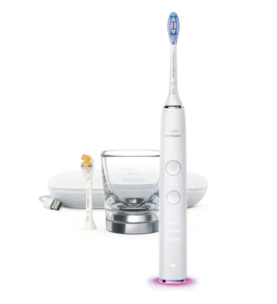 Periuță Electrică de Dinți PHILIPS Sonicare DiamondClean Smart 9400 Alb HX9917/88 - imagine 2