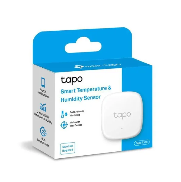 Senzor Smart TP-LINK Tapo T310 Temperatură și Umiditate WiFi Alb - imagine 2
