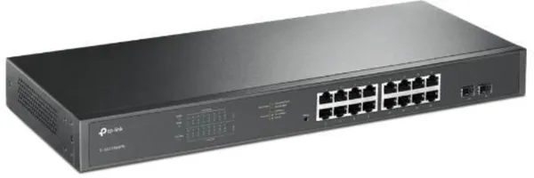Switch TP-LINK TL-SG1218MPE 16 Porturi Gigabit PoE+ Managed - imagine 3