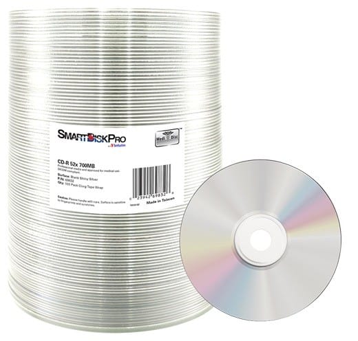 Discuri CD-R VERBATIM SMDI PRO 69828 700MB 100 Bucăți