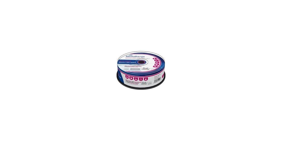 CD-R MEDIARANGE 700MB 52x Printable 25 buc MRPL512