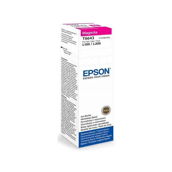 Cartuș Cerneală EPSON T6643 Magenta 70ml C13T66434A - imagine 2