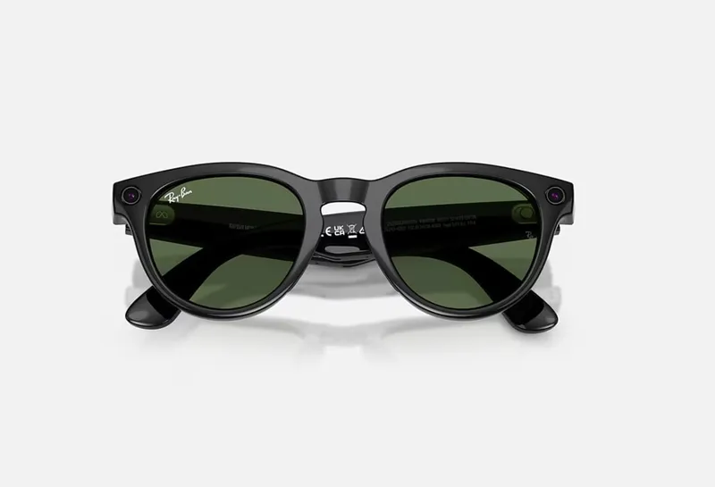 Ochelari Smart RAY-BAN Meta HEADLINER Low Bridge Fit Negru Lucios G-15 GEN2 - imagine 5