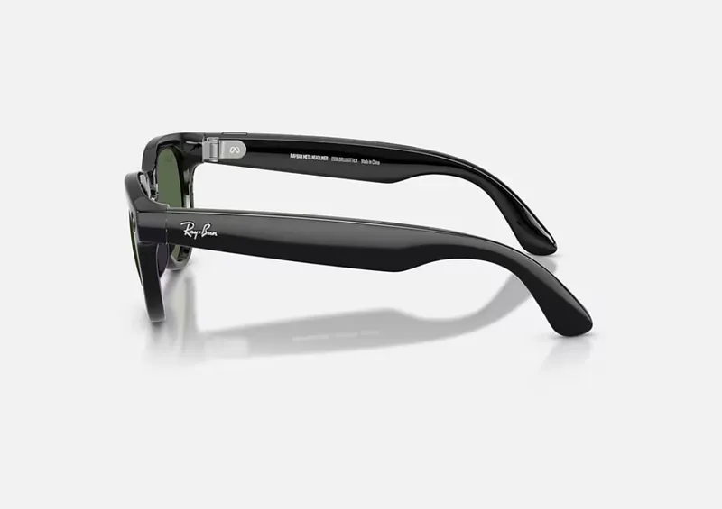 Ochelari Smart RAY-BAN Meta HEADLINER Low Bridge Fit Negru Lucios G-15 GEN2 - imagine 3