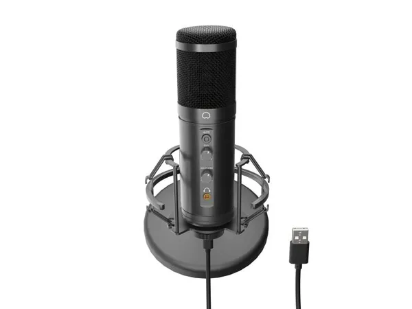 Microfon GENESIS Radium 600 G2 Condenser Cardioid USB-C Negru