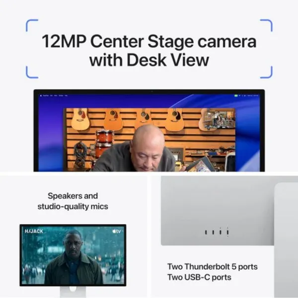 Monitor APPLE Studio Display XDR 27 Retina 5K Nano-Texture cu Stand Reglabil - imagine 4