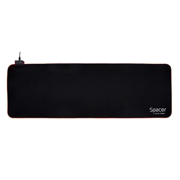 Mousepad Gaming SPACER RGB Negru 900x300mm SP-PAD-GAME-RGB-B - imagine 3