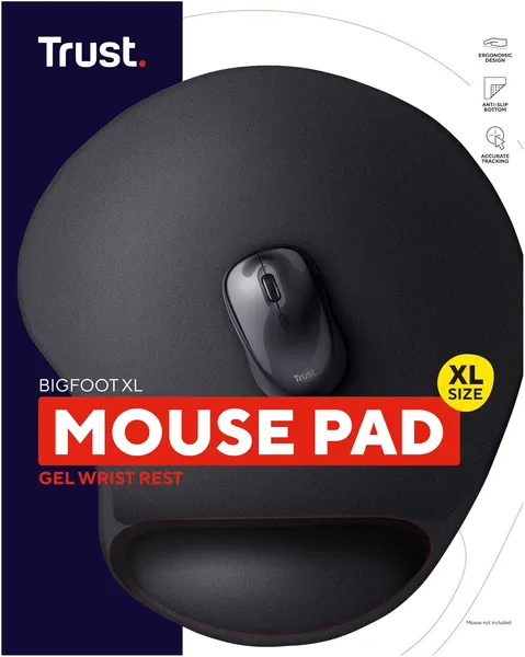Mousepad TRUST Bigfoot XL 450x400mm Negru TR-23728 - imagine 3