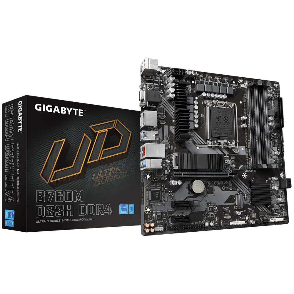 Placă de bază GIGABYTE B760M DS3H DDR4 LGA1700 microATX