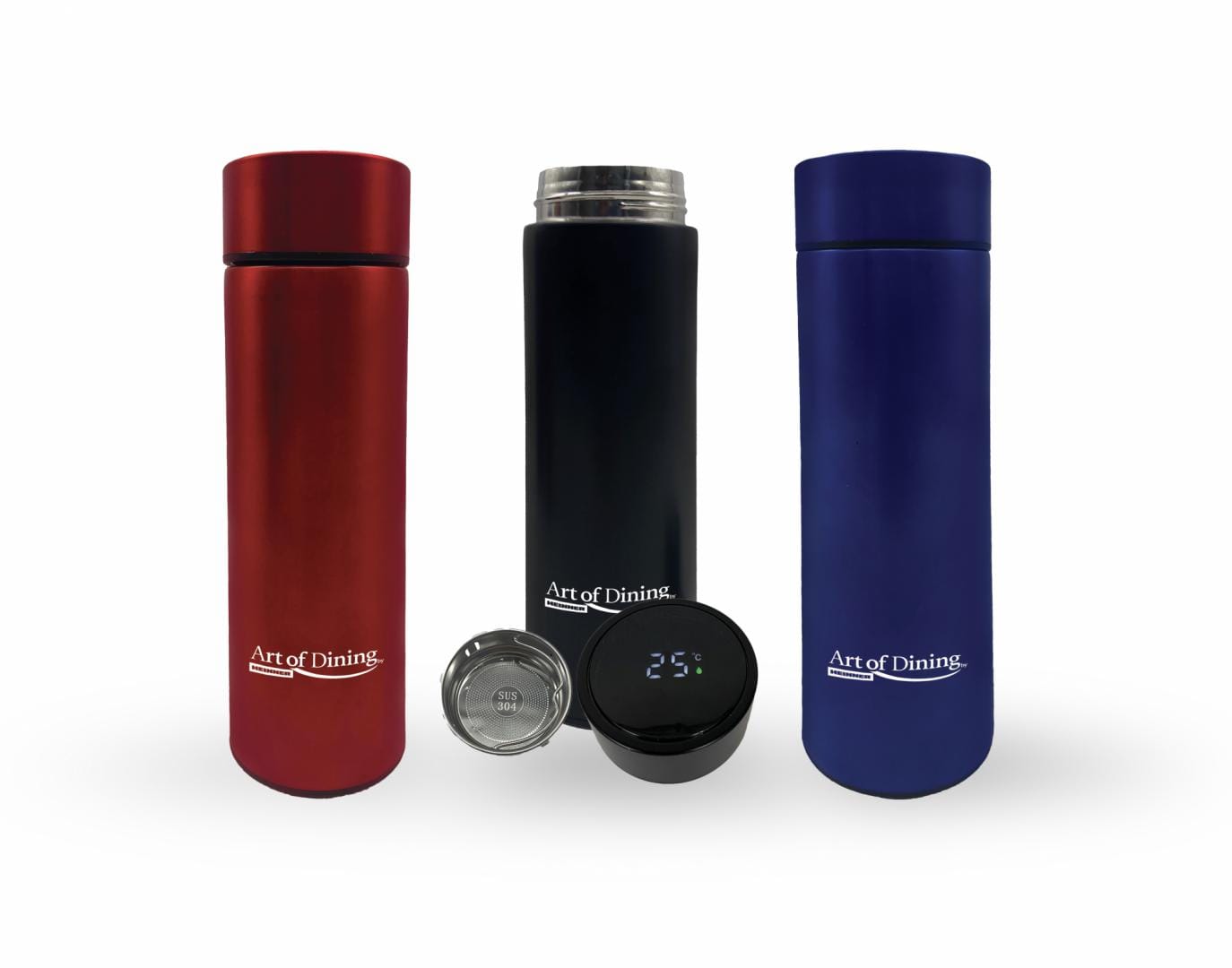 Termos HEINNER Art of Dining 450 ml Indicator LED Inox