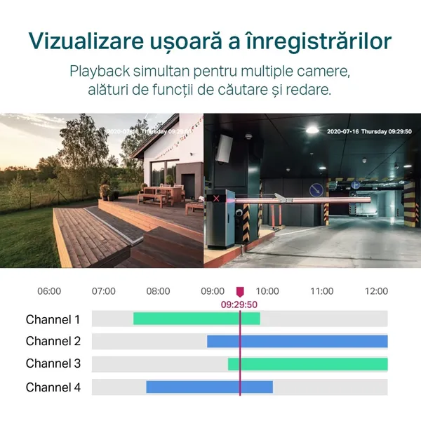 NVR TP-LINK VIGI NVR1104H-4P 4 Canale 4K PoE+ - imagine 5