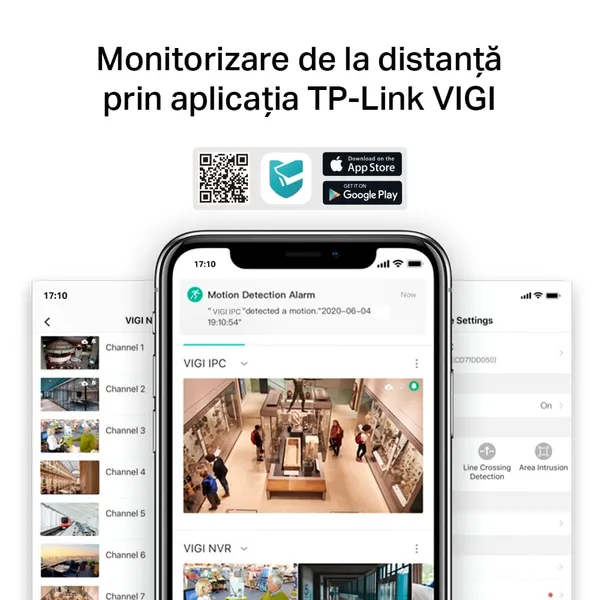 NVR TP-LINK VIGI NVR1104H-4P 4 Canale 4K PoE+ - imagine 8