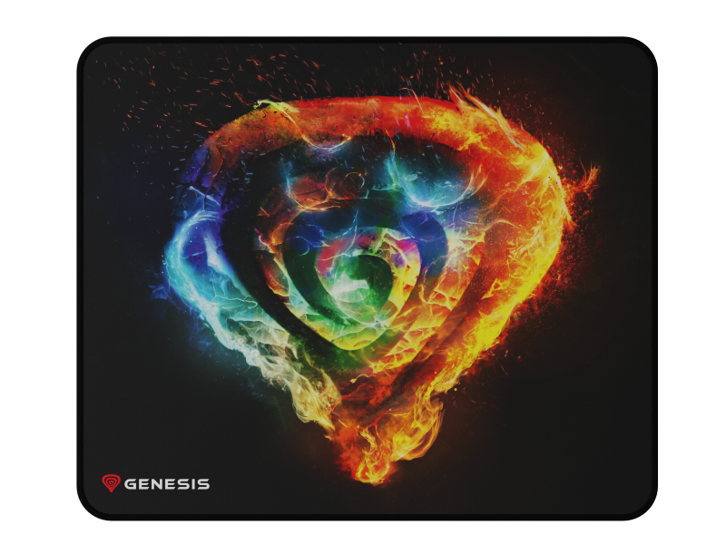 Mousepad GENESIS Carbon 500 M FIRE G2 300x250mm Multicolor