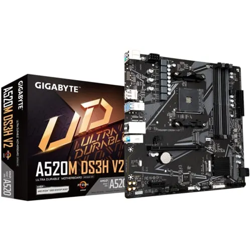 Placă de bază GIGABYTE A520M DS3H V2 AM4 DDR4