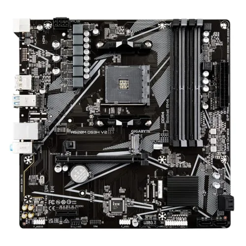 Placă de bază GIGABYTE A520M DS3H V2 AM4 DDR4 mATX - imagine 3