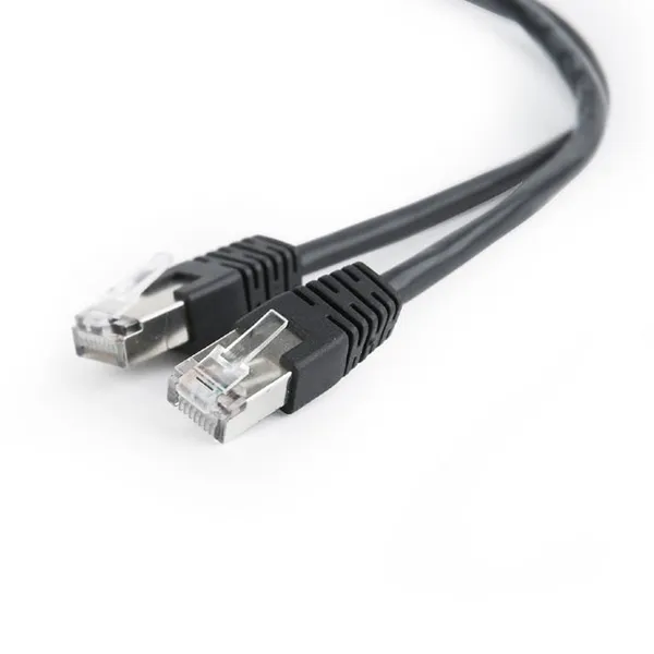 Patch cord SPACER UTP Cat5e 10m Negru SP-PT-CAT5-10M-BK