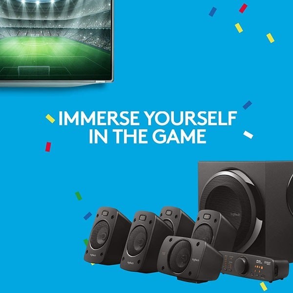 Boxe LOGITECH Z906 5.1 500W Negre 980-000468 - imagine 6