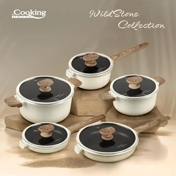 Caserolă HEINNER Wild Stone 18x9 cm cu capac