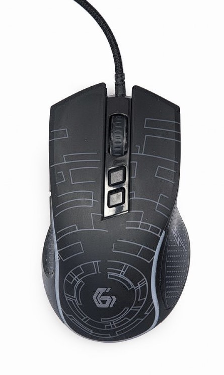 Mouse Gaming GEMBIRD MUSG-RGB-01 USB Optic Negru