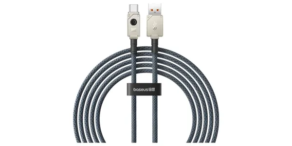 Cablu Alimentare BASEUS Unbreakable USB-C 100W 2m Alb