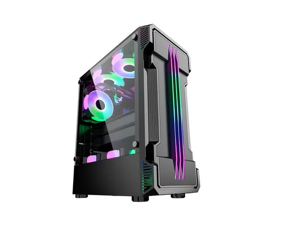 Carcasă PC PRO GAMING ZERG Mid Tower ARGB Negru