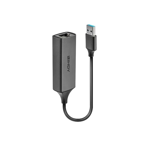 Adaptor USB LINDY 3.0 Gigabit Ethernet USB-A 1 Port RJ-45 Argintiu