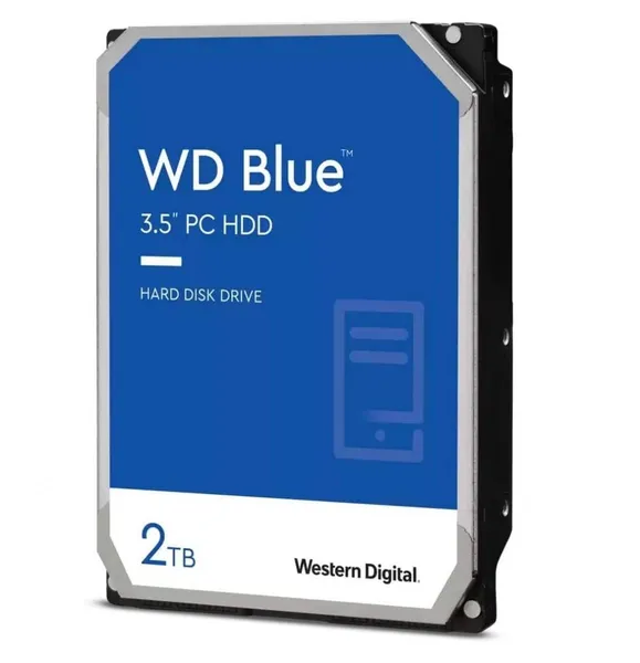 HDD Intern WD Blue WD20EZBX 2TB 7200RPM SATA 3 - imagine 2