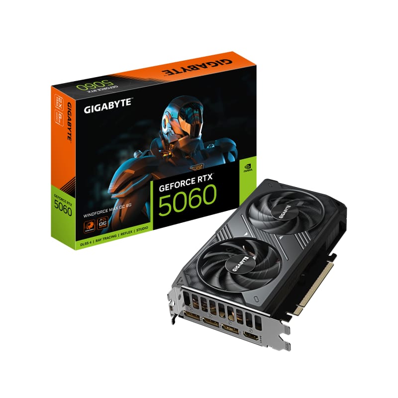 Placă Video GIGABYTE RTX 5060 WINDFORCE MAX OC 8GB GDDR7