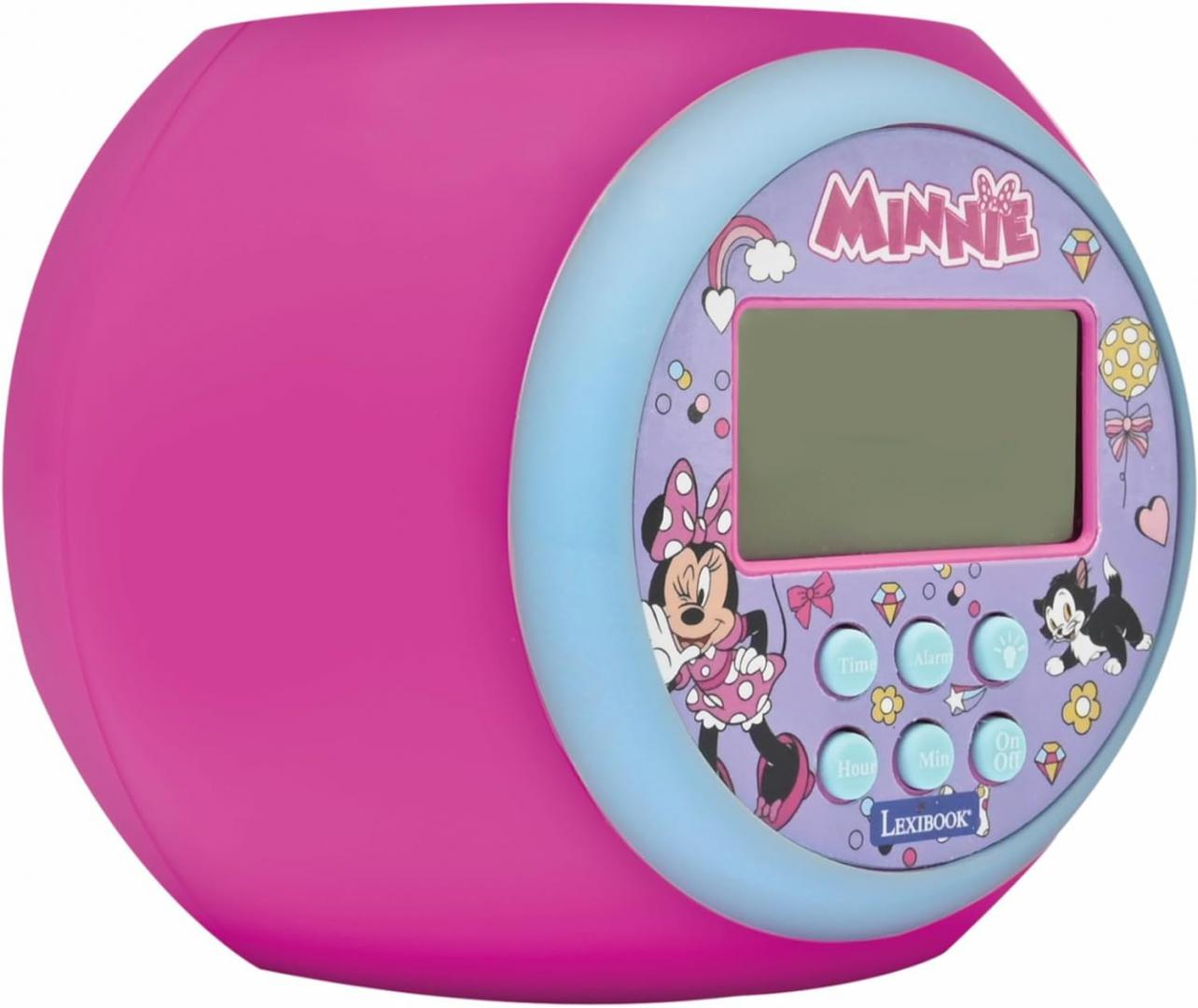 Ceas Deșteptător LEXIBOOK Minnie Mouse cu Proiector - imagine 5