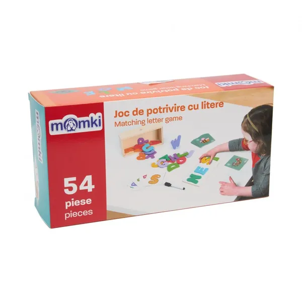 Joc educativ MOMKI Potrivire Litere 54 piese - imagine 2