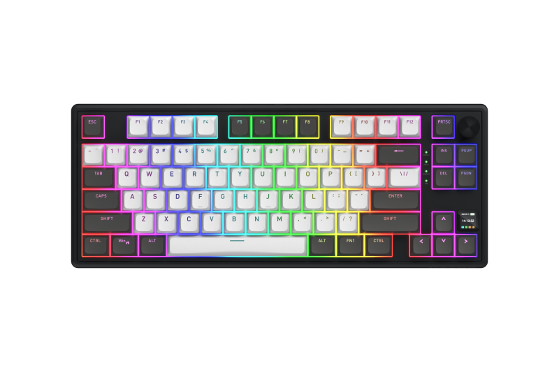Tastatură HATOR Skyfall Pro Wireless 80% Mechanical RGB Negru